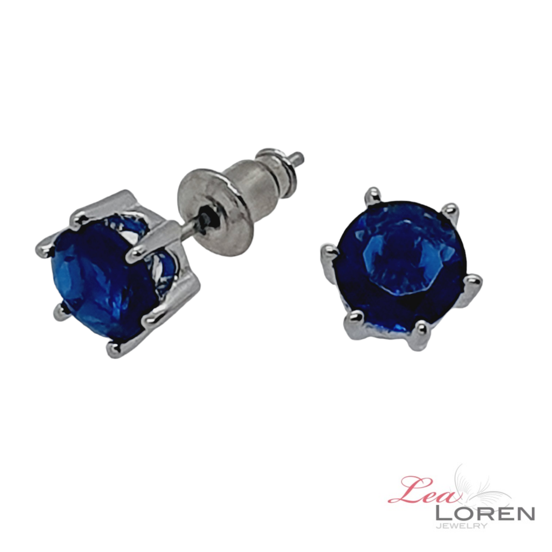 Ohrstecker Chio dunkelblau