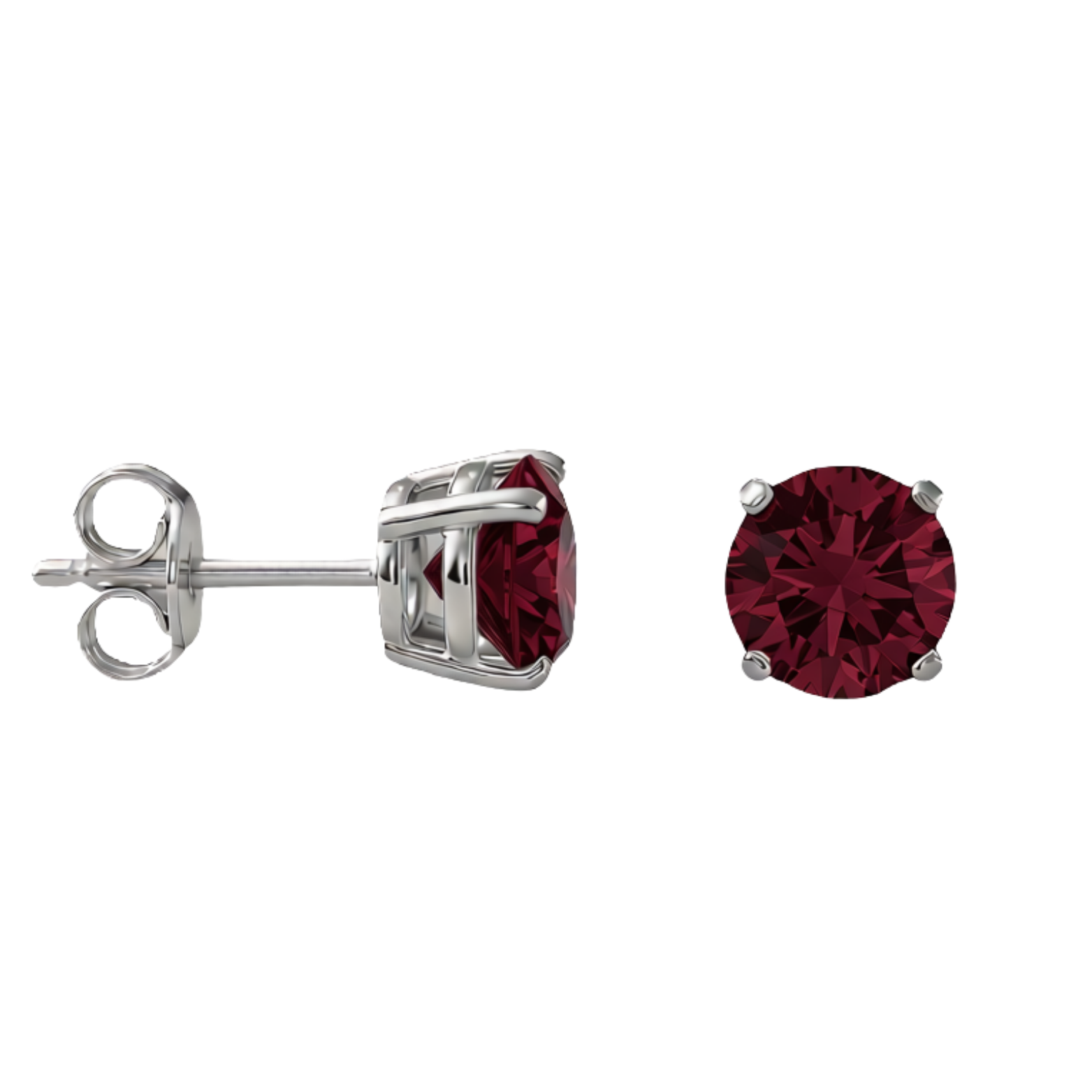 Ohrstecker Eva rot