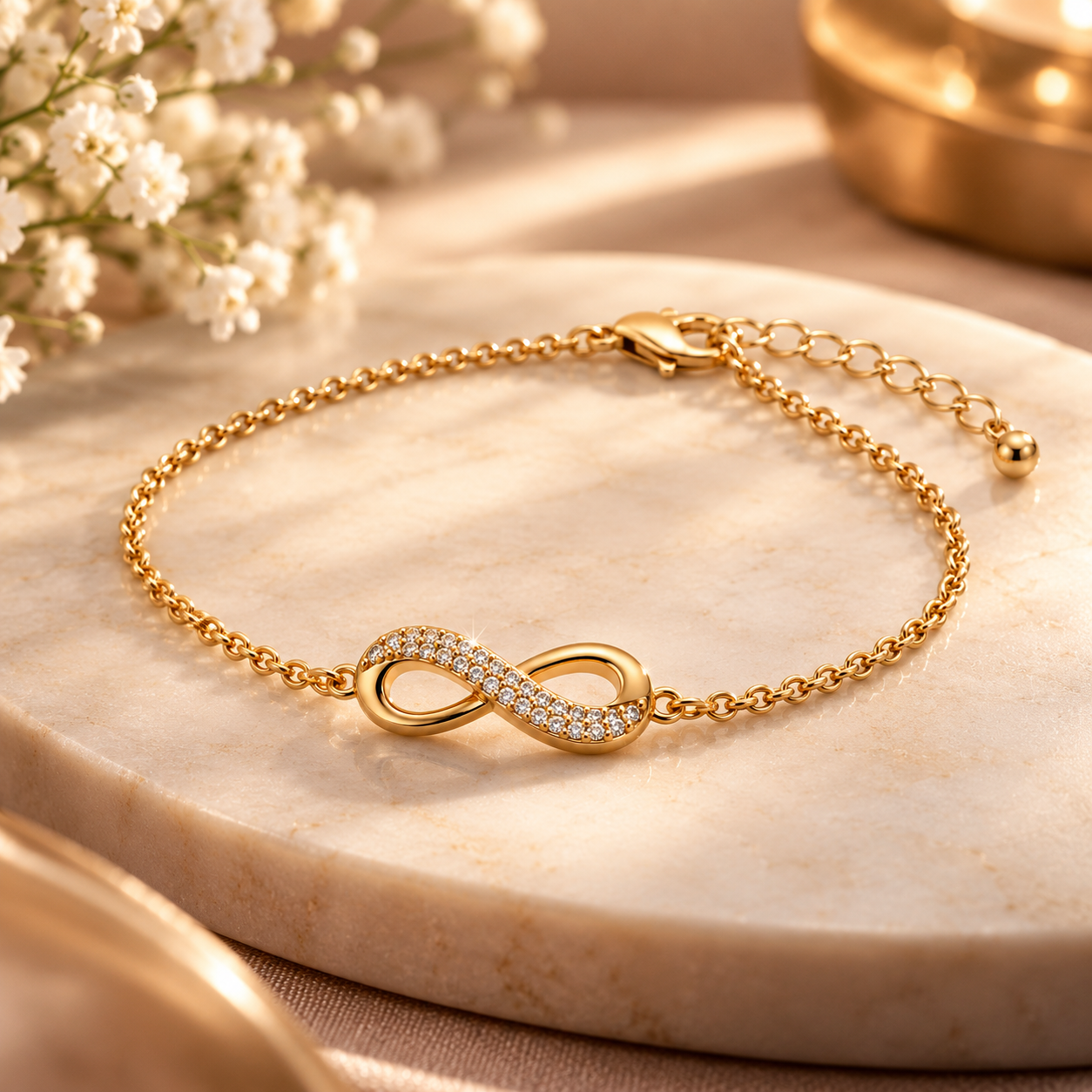Armband Infinito gold